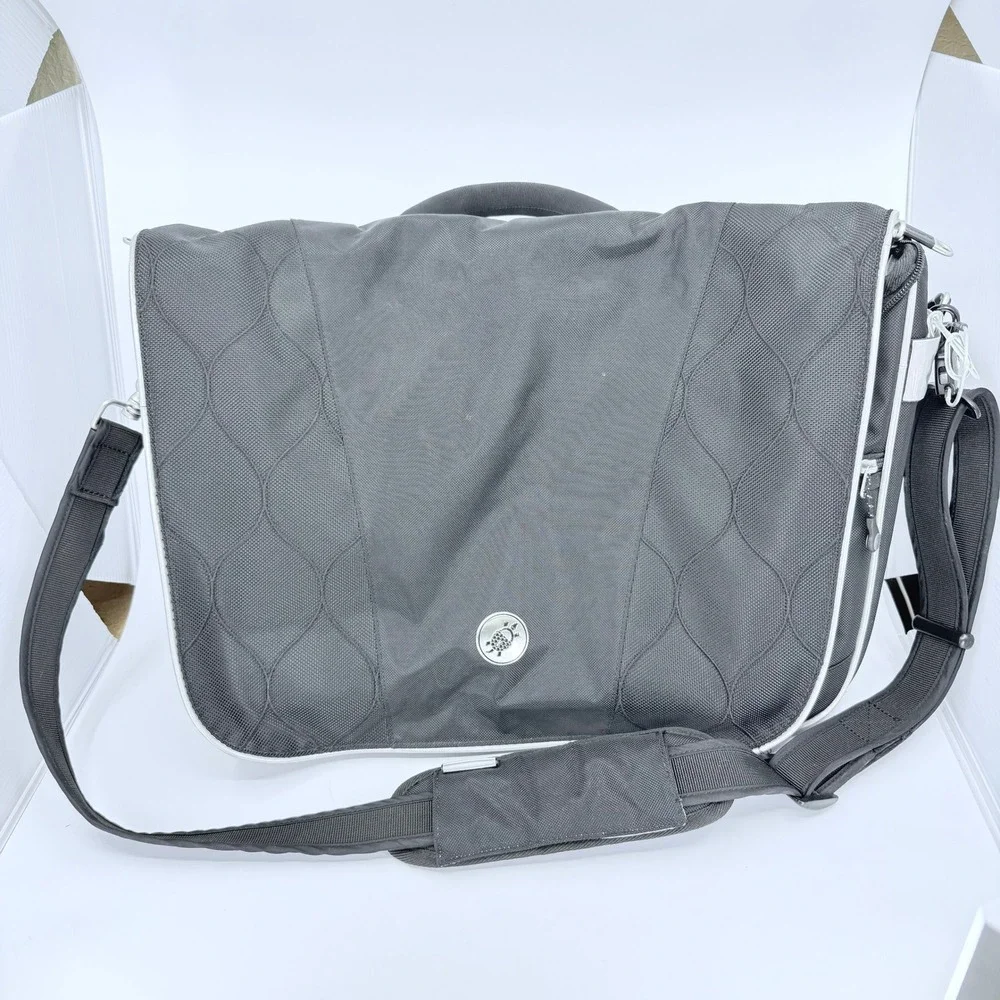 Pacsafe Meshsafe M200 Anti-Theft Messenger‎ Bag Gray Laptop Briefcase eXomesh